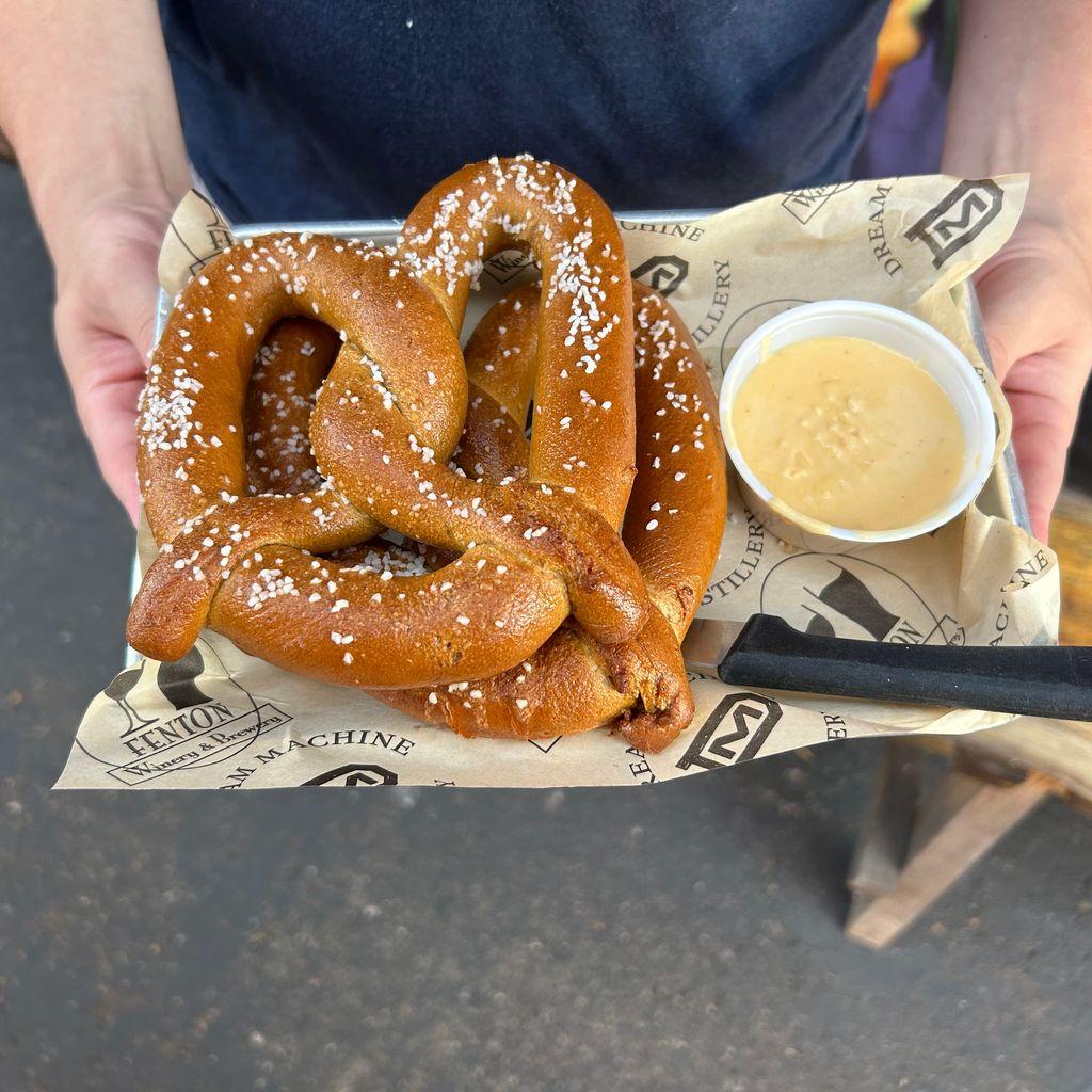 Fenton Winery & Brewery Baked Pretzels w/ FWB Beer Cheese