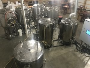 brewery system overhead photo
